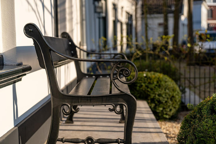 Gietijzeren tuinbank onderstel Prinsengracht