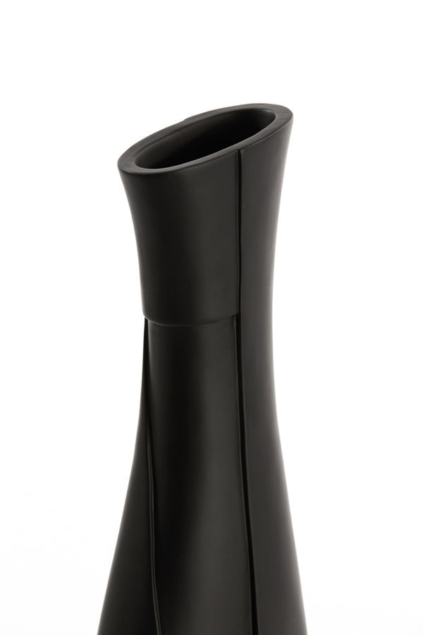 Light & Living Light&living Vaas deco 18,5x11,5x49,5 cm JEWO zwart