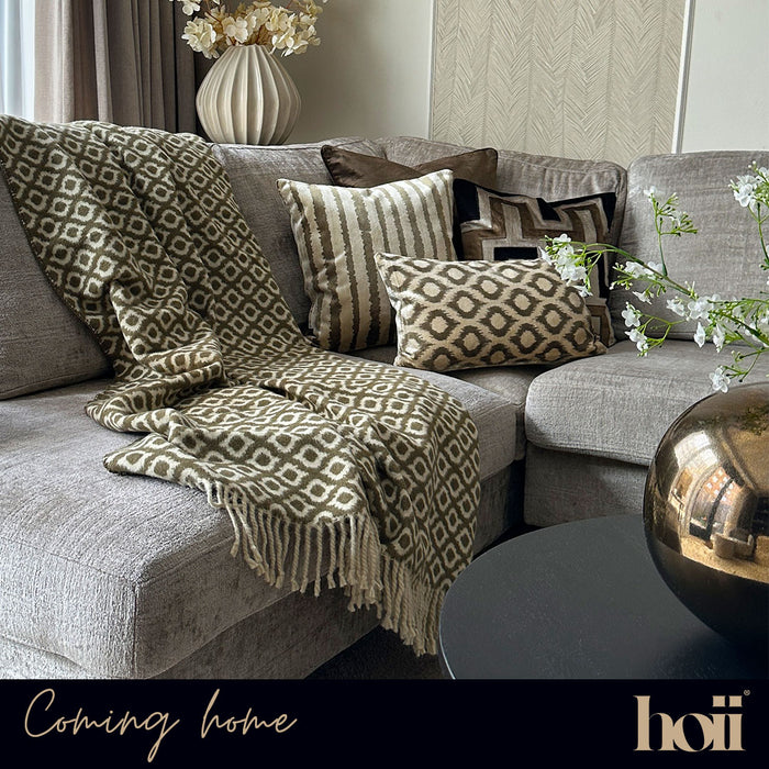 LEONARDO | Sierkussen | 30x50 cm Military Olive | Groen | Hoii | met