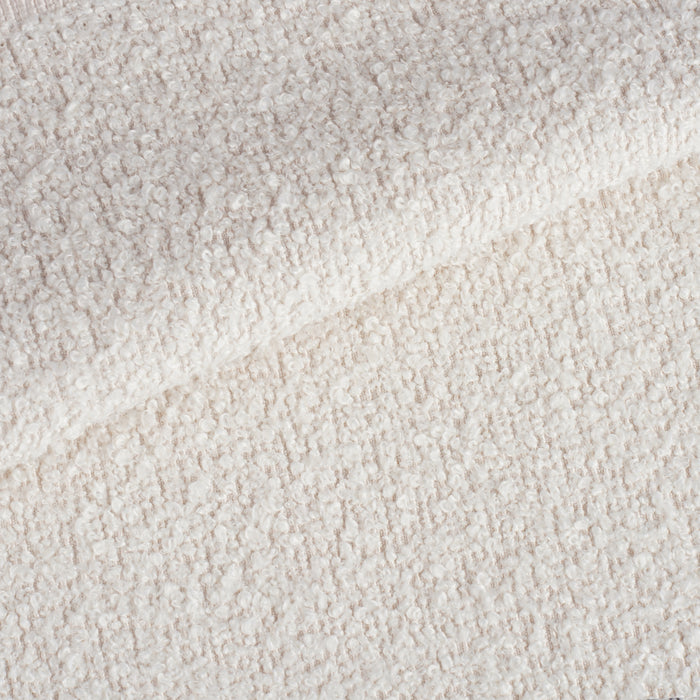 by fonQ basic Sweep Eetkamerstoel Bouclé - Set van 4 - Crème