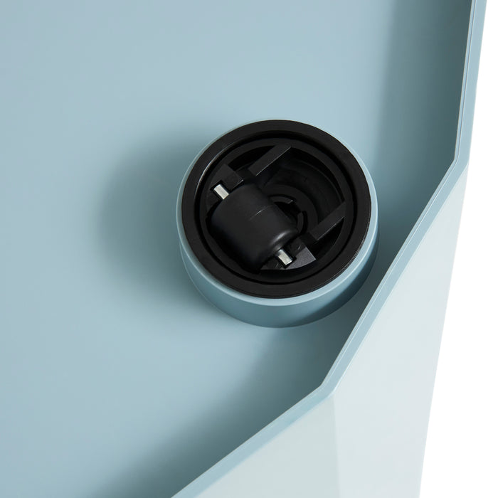 HAY Facet Bijzettafel met Opbergvak - High - Misty Blue