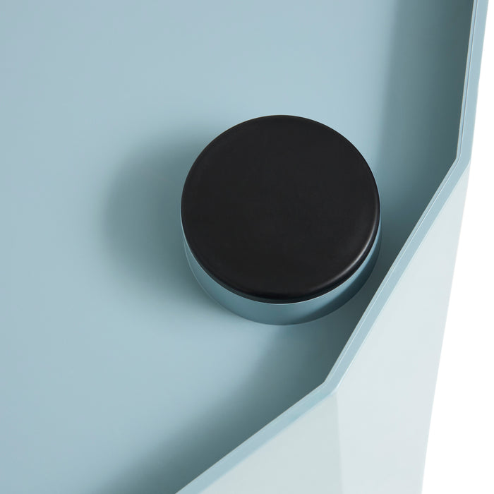 HAY Facet Bijzettafel met Opbergvak - Low - Misty Blue