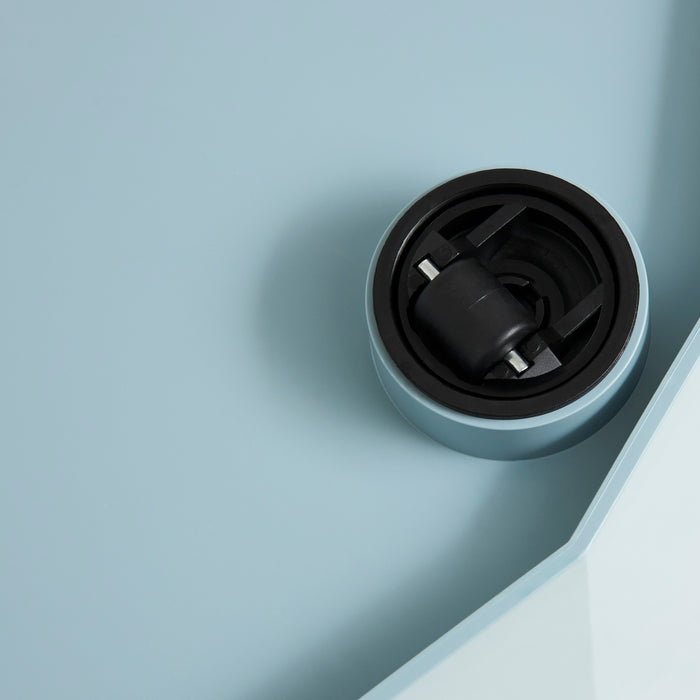 HAY Facet Bijzettafel met Opbergvak - Low - Misty Blue