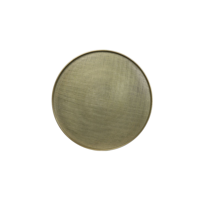 Light & Living Salontafel Popeta - Antiek Brons|Zwart - Ø60cm