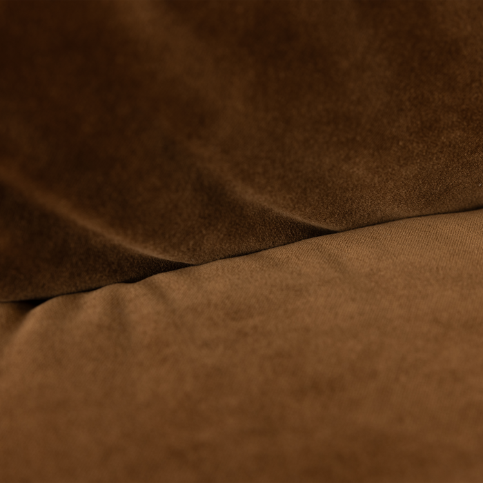 HKliving Arc Lounge Fauteuil Royal Velvet - Caramel