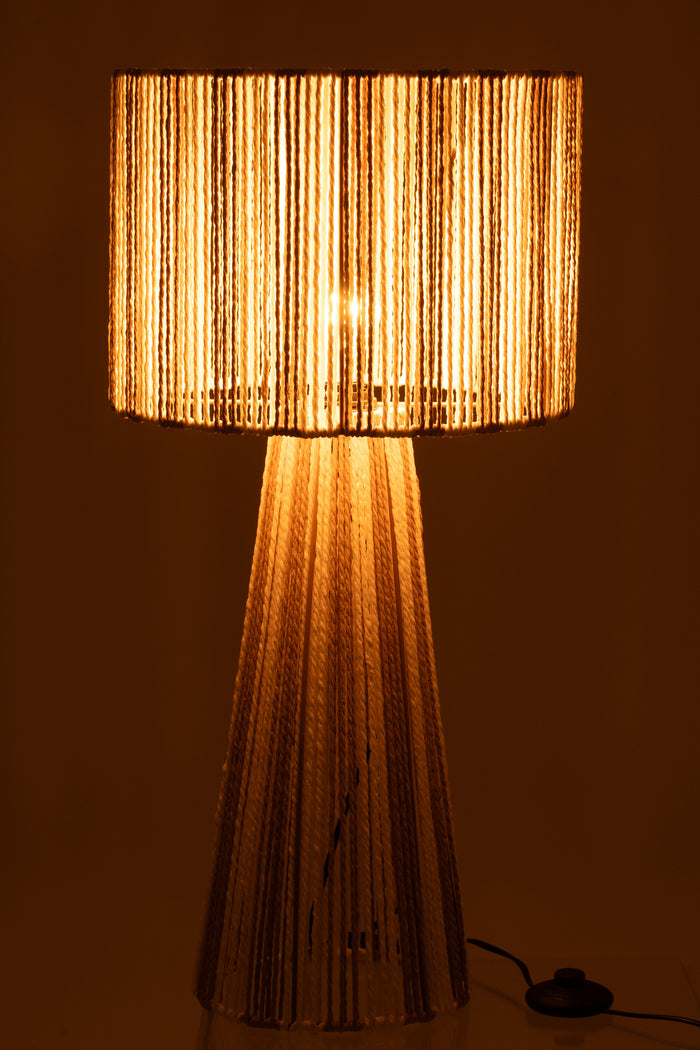 J-Line kerstbal Takken - glas - lichtroze - large - doos van 4