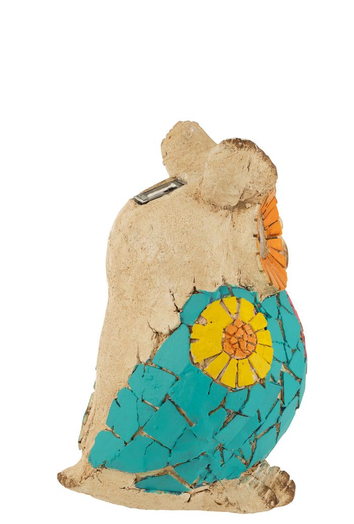 J-Line windgong Schub - schelp - zwart