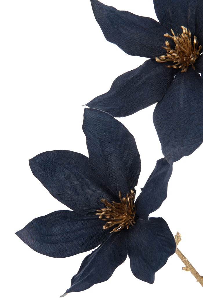 J-Line kerstbal Parels + Sneeuwvlok - glas - grijs|wit - small - doos van 4