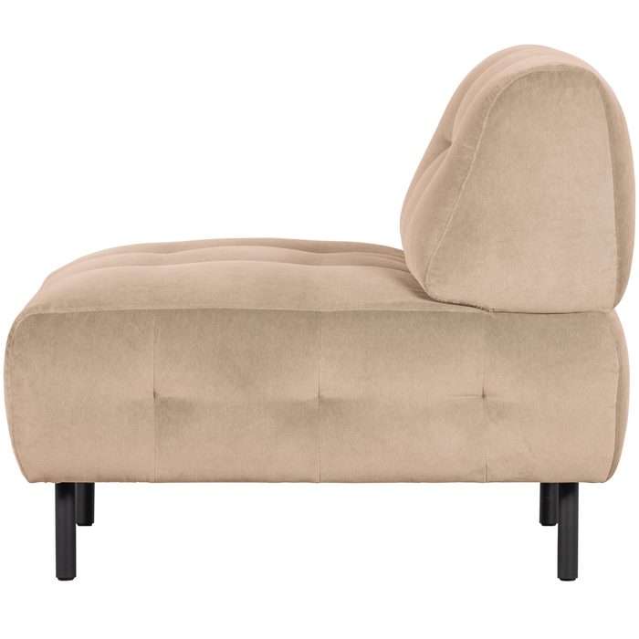 WOOOD Lloyd Fauteuil - Velvet - Sea Salt - 75x90x90