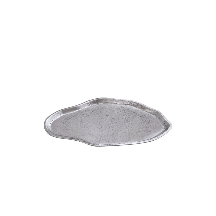 PTMD Plateau Louiza - 25x40x2 cm - Aluminium - Zilver