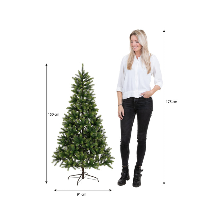 Black Box Trees Nagoya Kunstkerstboom - H150 x Ø91 cm - Groen