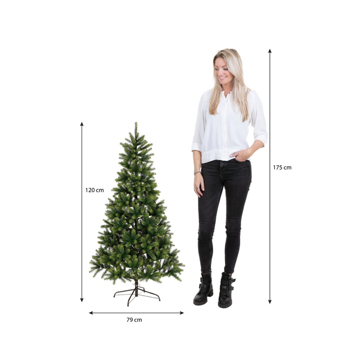 Black Box Trees Nagoya Kunstkerstboom - H120 x Ø79 cm - Groen