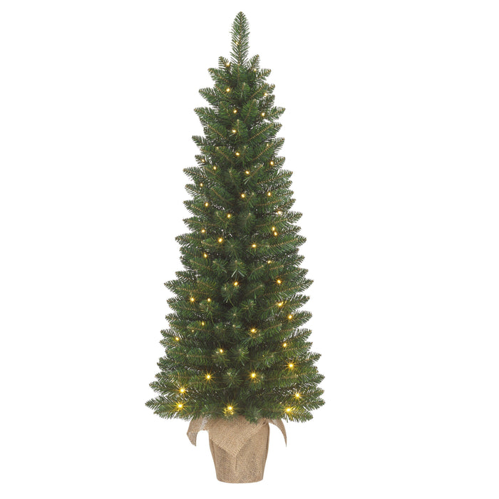 Black Box Trees Gerlos Smalle Kunstkerstboom in Jute - H90