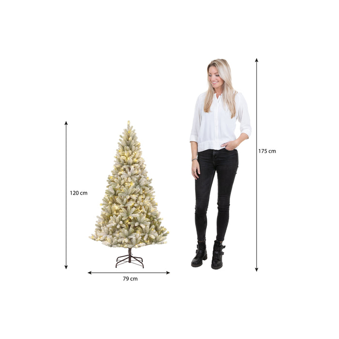 Black Box Trees Nagoya Kunstkerstboom met Verlichting - H120 x Ø79 cm