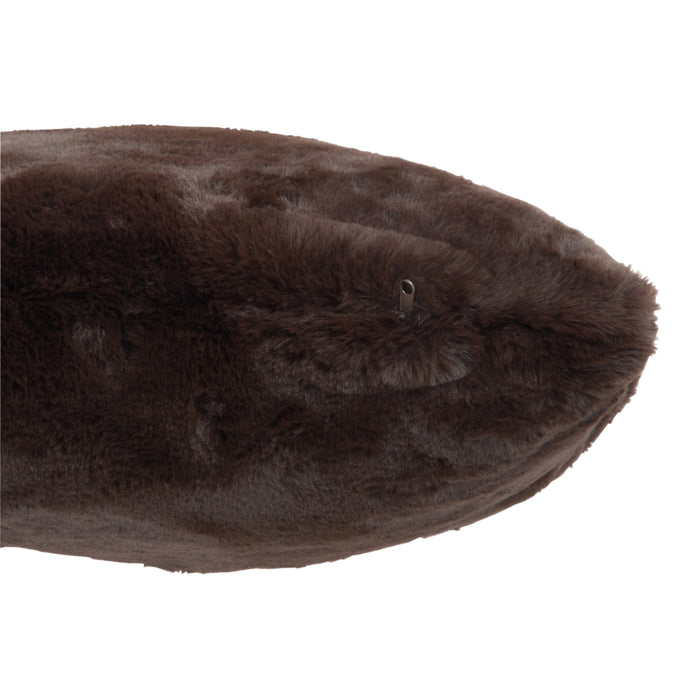 J-Line kerstbal Stippen - fluweel - groen|goud - doos van 6