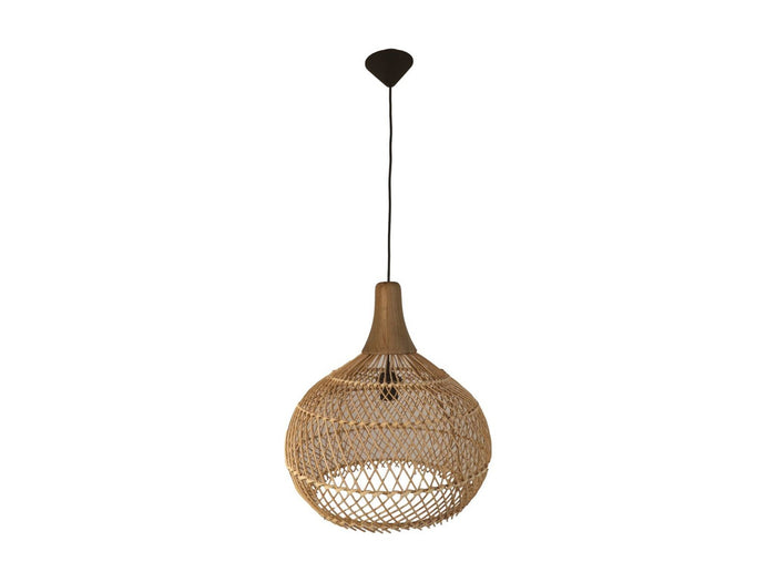 HSM - HSM Collection-Hanglamp-43x43x46-Naturel-Rotan|Teak