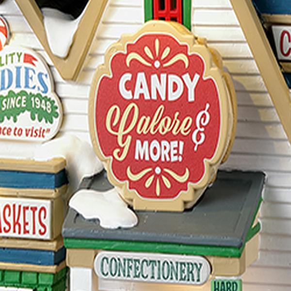 Lemax - 'Candy Galore & More' - Verlicht gebouw - Exclusief adapter