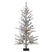 Snowy Jersey verlichte kunstkerstboom - 120 cm - Wit geflockt - Ø60 cm