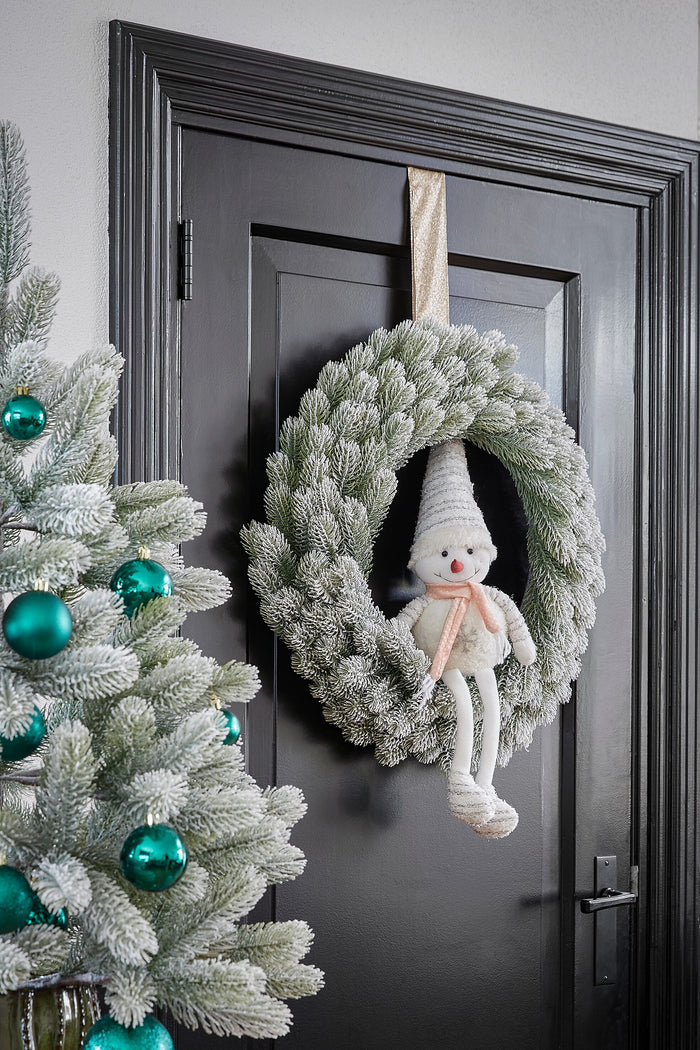 Black Box Trees Nigata Kerstkrans - Ø60 cm - Groen Frosted