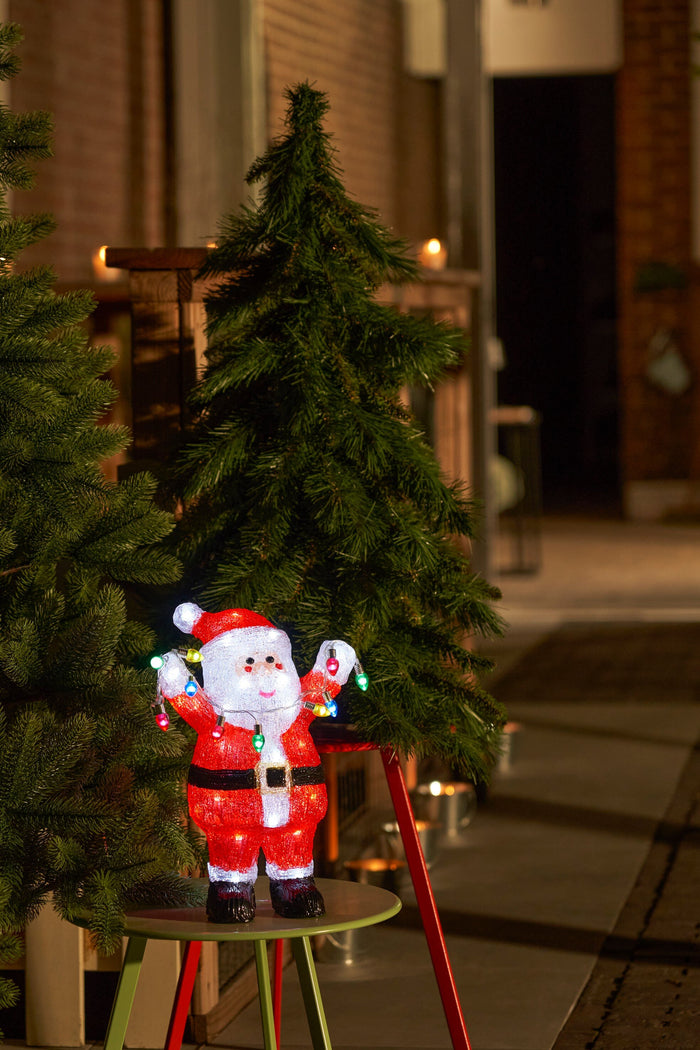 Luca Lighting Kerstverlichting Buiten Kerstman - L22 x B15 x H35 cm