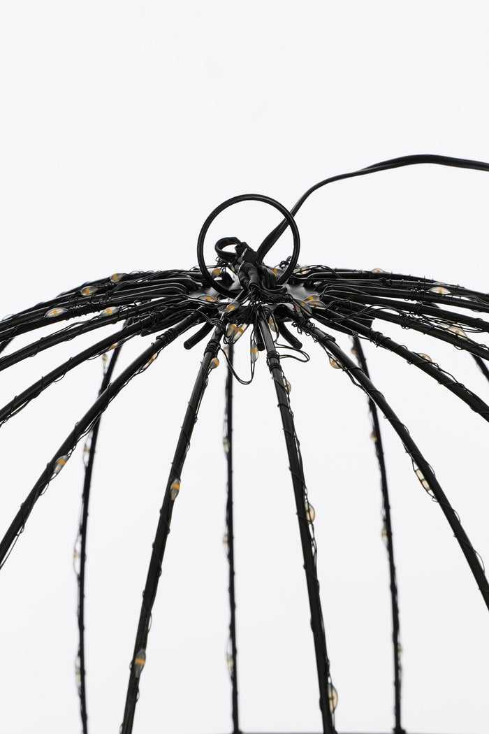 Luca Lighting Kerstverlichting Bal met Warm Witte LED - Ø40 cm - Zwart