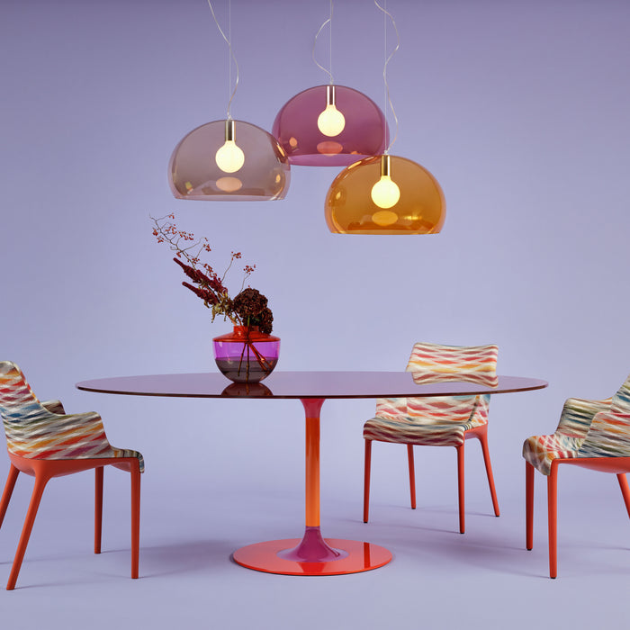 Kartell FL/Y Hanglamp - Burgundy