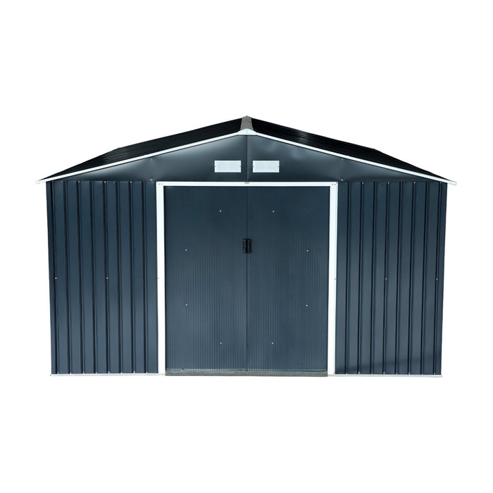 sweeek - 12,99 m² metalen tuinhuis