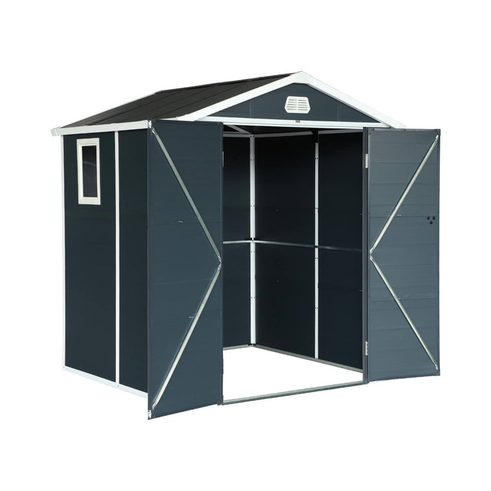 sweeek - 3,65 m² kunststof tuinhuisje