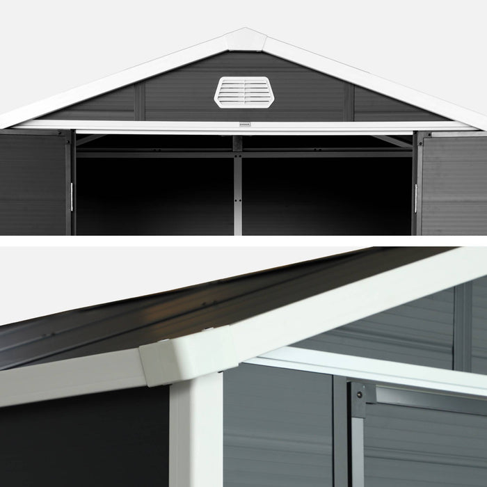 sweeek - 3,65 m² kunststof tuinhuisje