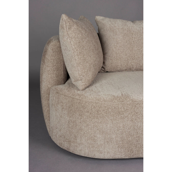 Dutchbone Rocca 4,5-zitsbank Cappuccino - Beige