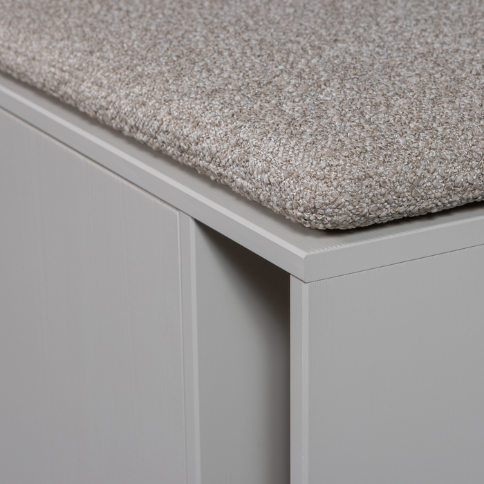 vtwonen Settle Down Tv-Meubel|Bankje Incl. Kussen - Grenen - Dust