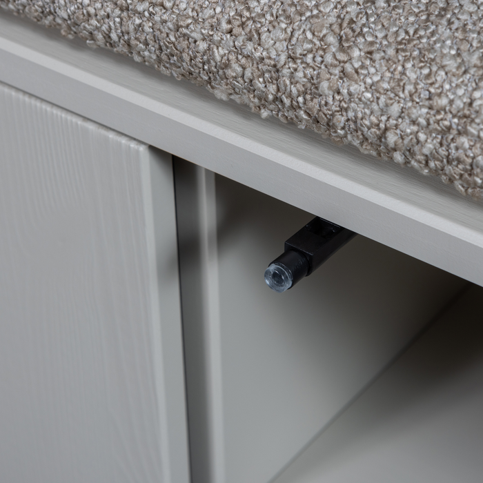 vtwonen Settle Down Tv-Meubel|Bankje Incl. Kussen - Grenen - Dust