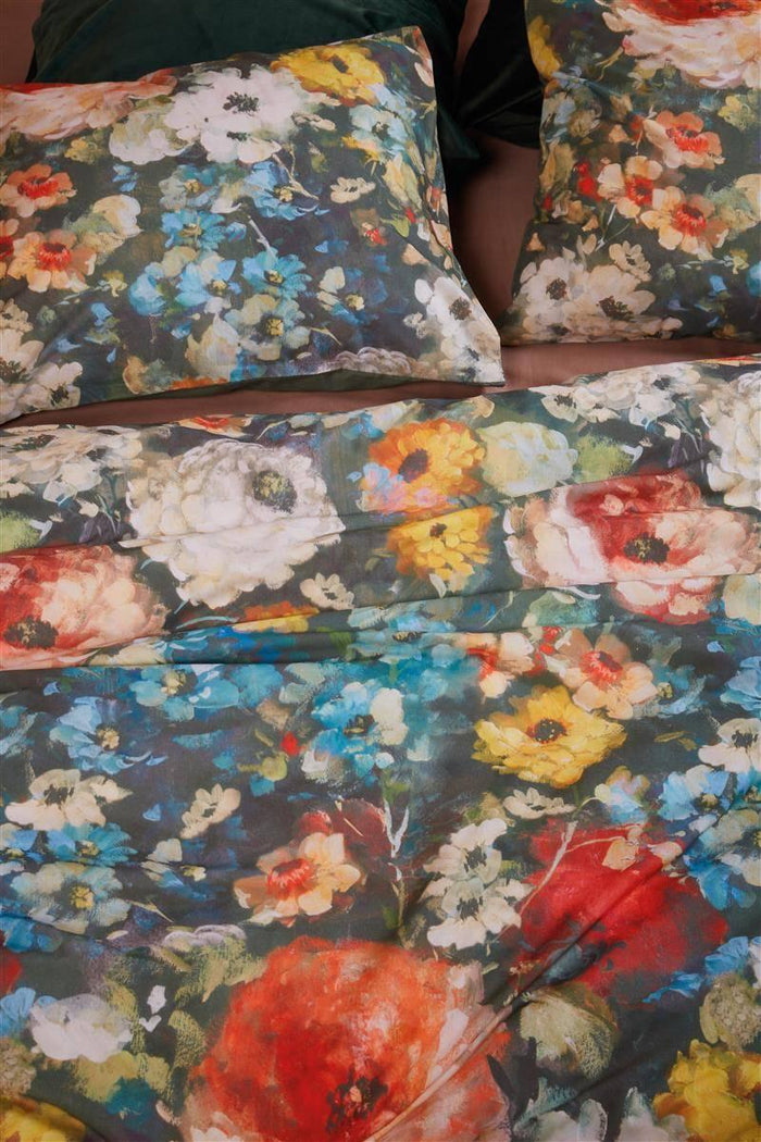 At Home dekbedovertrek History green - 2-persoons (200x200|220 cm