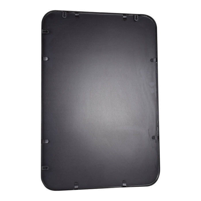 Fragix Boston Spiegel Rechthoekig - Zwart - Metaal - 75x50