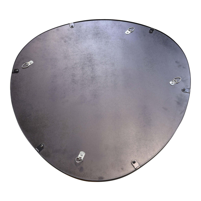 Fragix Nomad wandspiegel - Organisch - Zwart metaal - 60x60