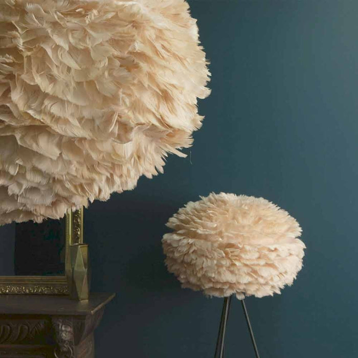 Umage Eos X-large hanglamp light brown - met koordset wit - Ø 75 cm