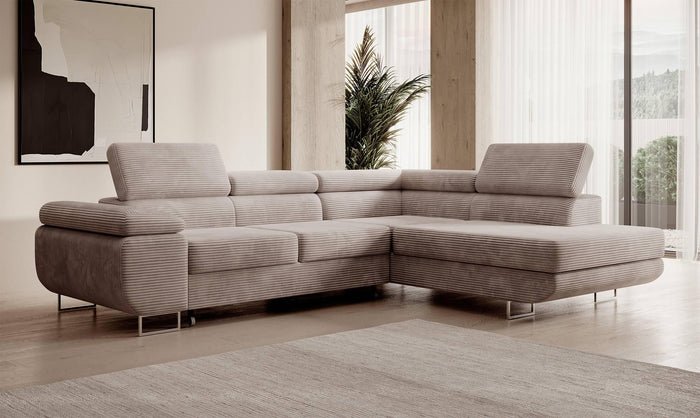 NADUVI Collection Hoekslaapbank Dorothy rechts corduroy