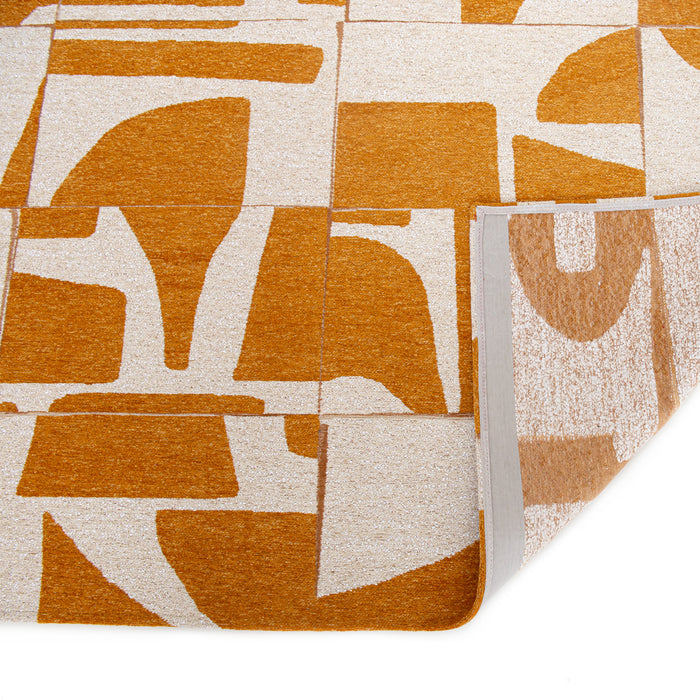 Louis de Poortere Craft Papercut Vloerkleed 80 x 150 cm - Curry