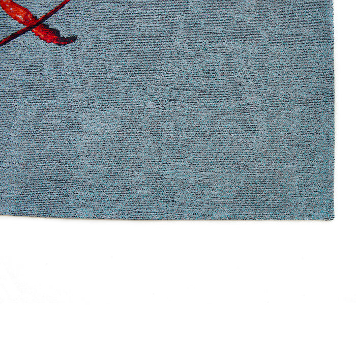 Louis de Poortere Lobster Pop Vloerkleed 100 x 140 cm - Steam Red