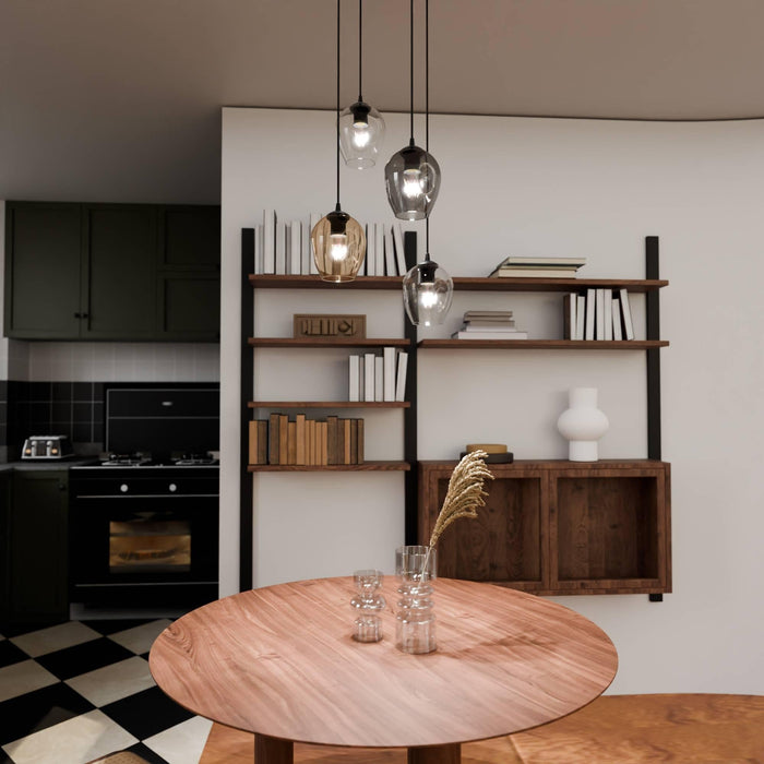 Loft46 4-lichts hanglamp Noah rond