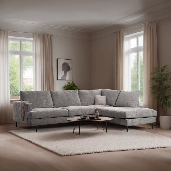 Giga Meubel - 3-Zits Hoekbank Haga Naturel Rechts