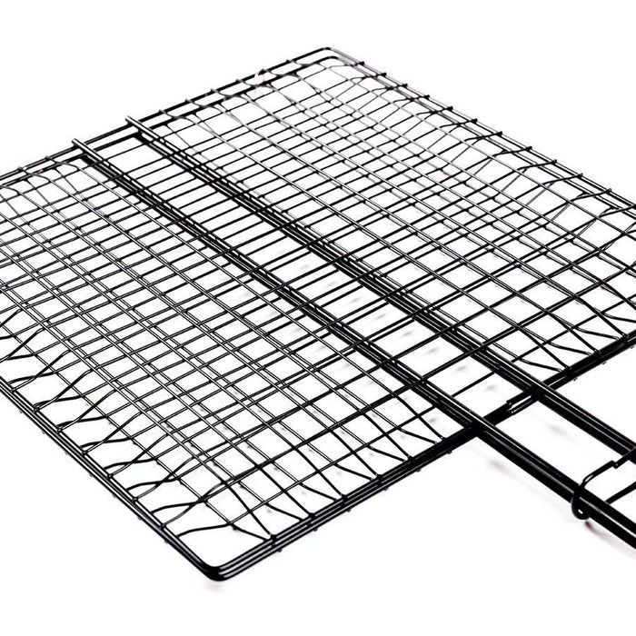 Buccan BBQ - Handbare Grillrooster voor vlees en vis