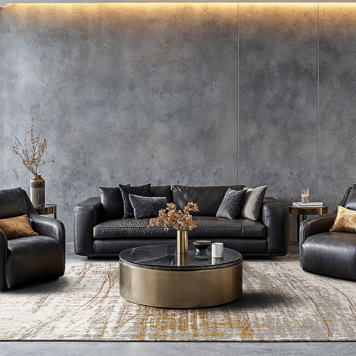 Louis de Poortere Griff Vloerkleed 240 x 340 cm - Columbus Gold