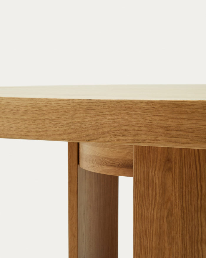 Kave Home - Uitschuifbare ronde tafel Artis van FSC 100% massief