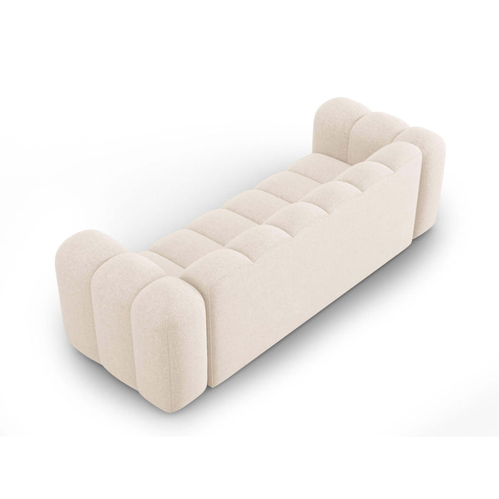 Micadoni Lupine 3-zitsbank - Chenille - Lichtbeige