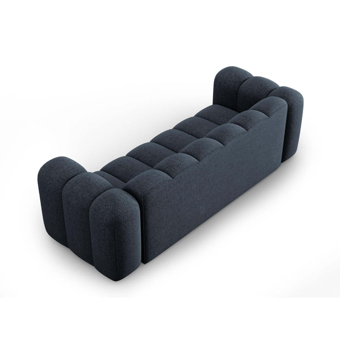 Micadoni Lupine 3-zitsbank - Chenille - Koningsblauw