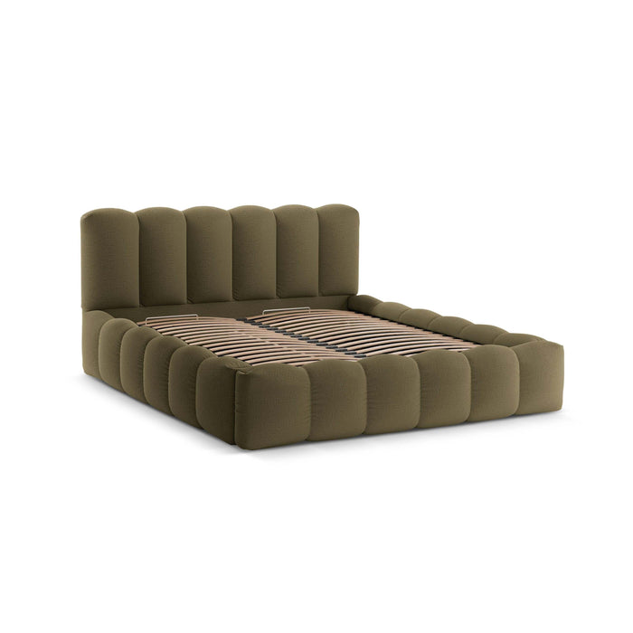 Micadoni Lupine Bedframe met Opbergruimte 140 x 200 cm - Groen