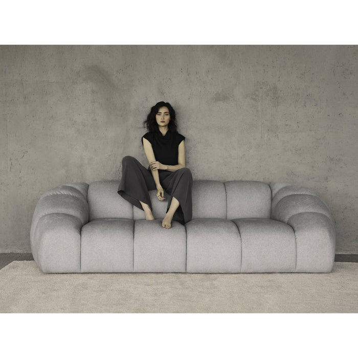 Micadoni Diana 3-zits Hoekbank met Chaise Longue Links - Mintgroen