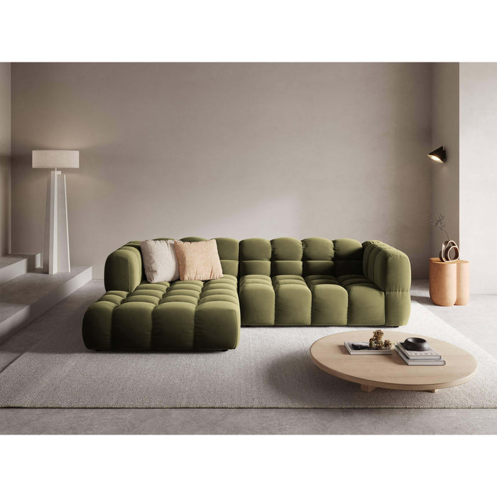 Cosmopolitan Design 4-zits hoekbank Sky links velvet