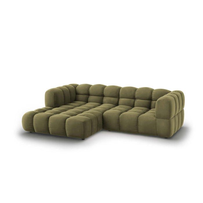 Cosmopolitan Design 3-zits hoekbank Sky links velvet